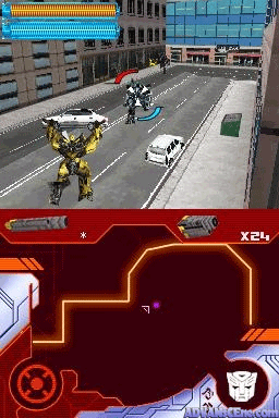 Transformers: Dark of the Moon Autobots screenshot 3 for Nintendo DS